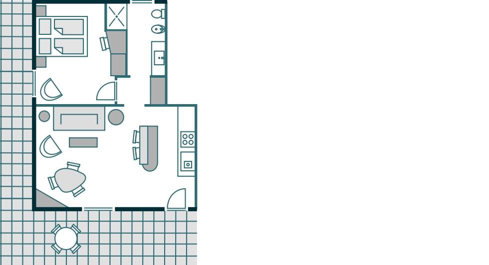 Piantina dell'alloggio