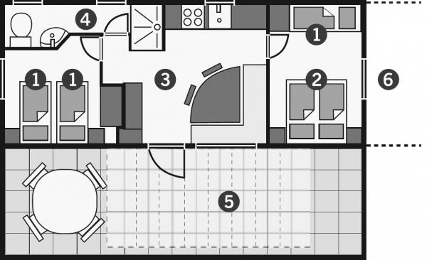 Piantina dell'alloggio