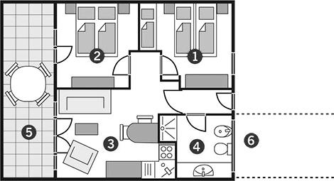 Piantina dell'alloggio