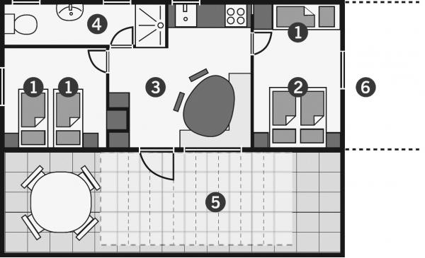 Piantina dell'alloggio