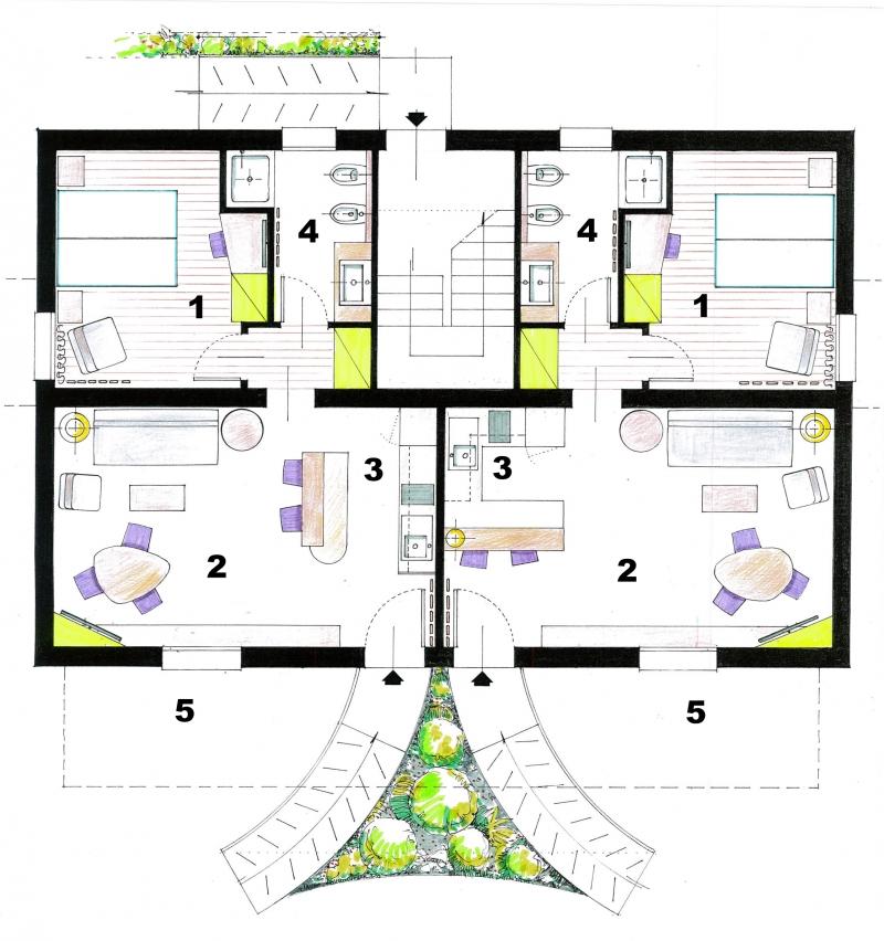 Piantina dell'alloggio