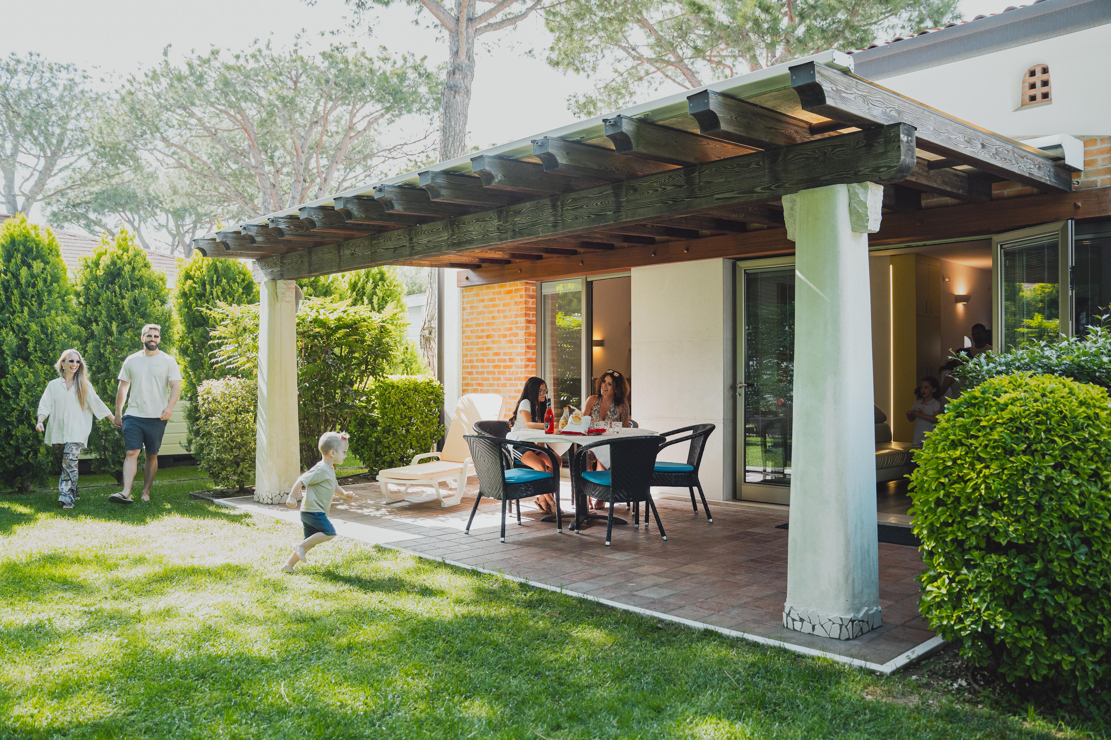 Strukturen des Campingplatzes Enzo Stella Maris