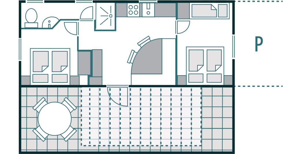 Piantina dell'alloggio