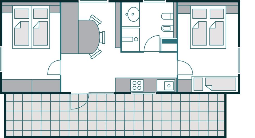 Piantina dell'alloggio