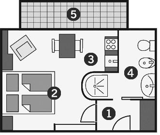 Piantina dell'alloggio