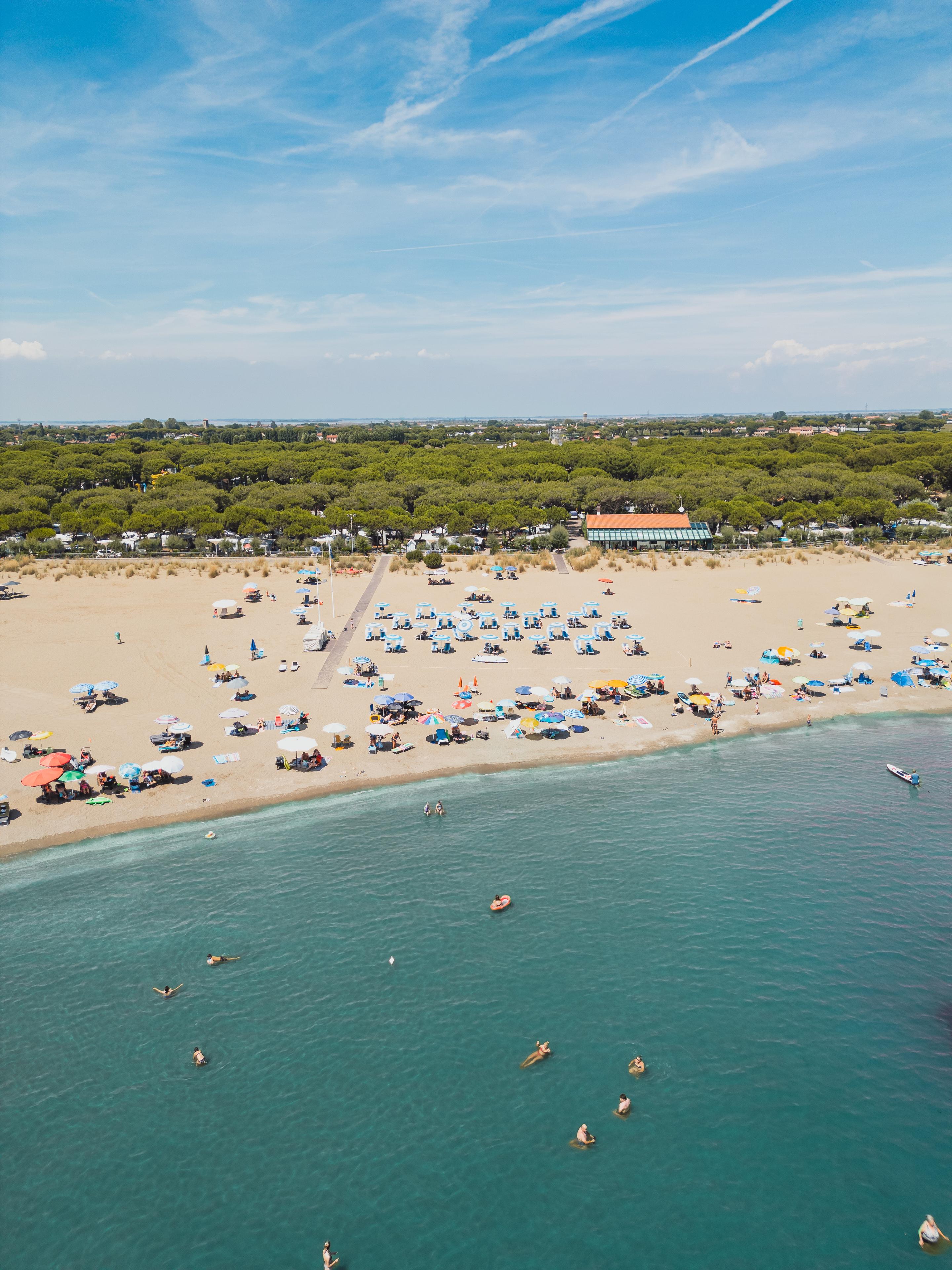 Blick auf den Campingplatz Enzo Stella Maris